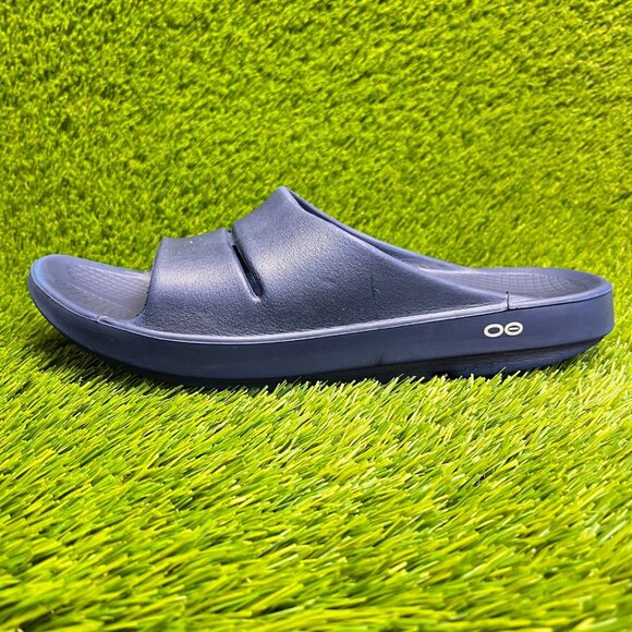 Oofos Ooahh Mens Size 12 Blue Beach Walking Outdoor Recovery Sport Slide Sandals main image 7